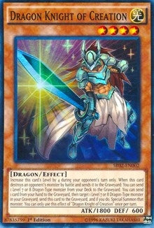 Dragon Knight of Creation (2002) (SR02) - YuGiOh Single