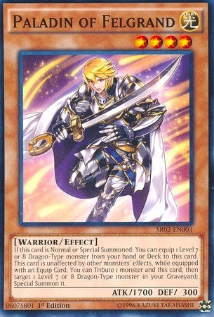 Paladin of Felgrand (2003) (SR02) - YuGiOh Single