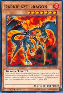 Darkblaze Dragon (2006) (SR02) - YuGiOh Single