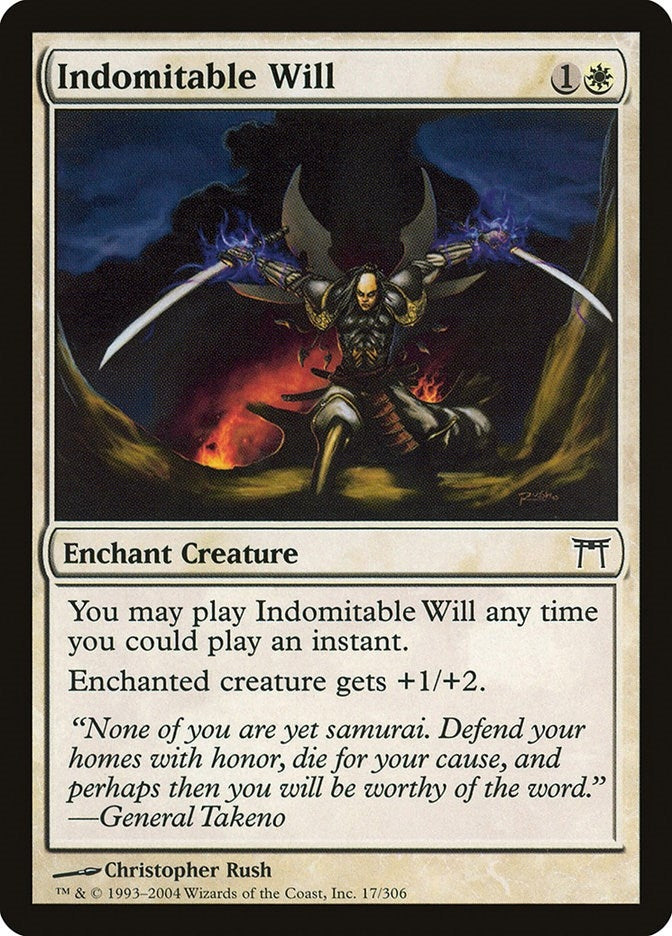 Indomitable Will (17) [CHK] - MTG Single