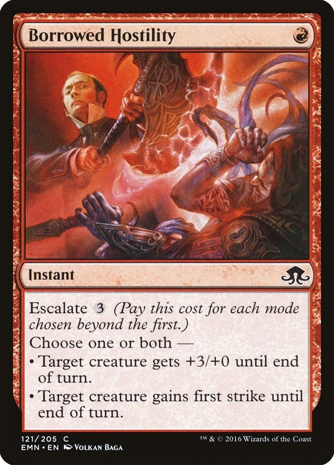 Borrowed Hostility (121) [EMN] - MTG Single