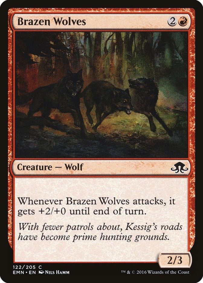 Brazen Wolves (122) [EMN] - MTG Single