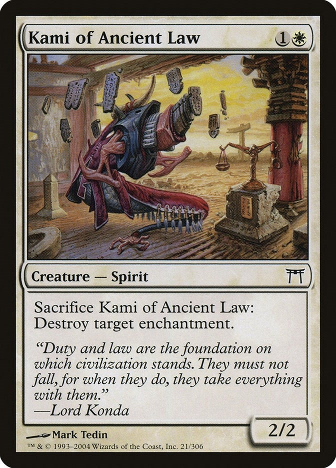 Kami of Ancient Law (21) [CHK] - MTG Single