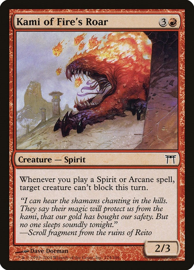 Kami of Fire’s Roar (174) [CHK] - MTG Single