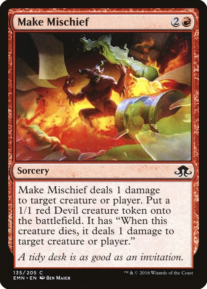 Make Mischief (135) [EMN] - MTG Single