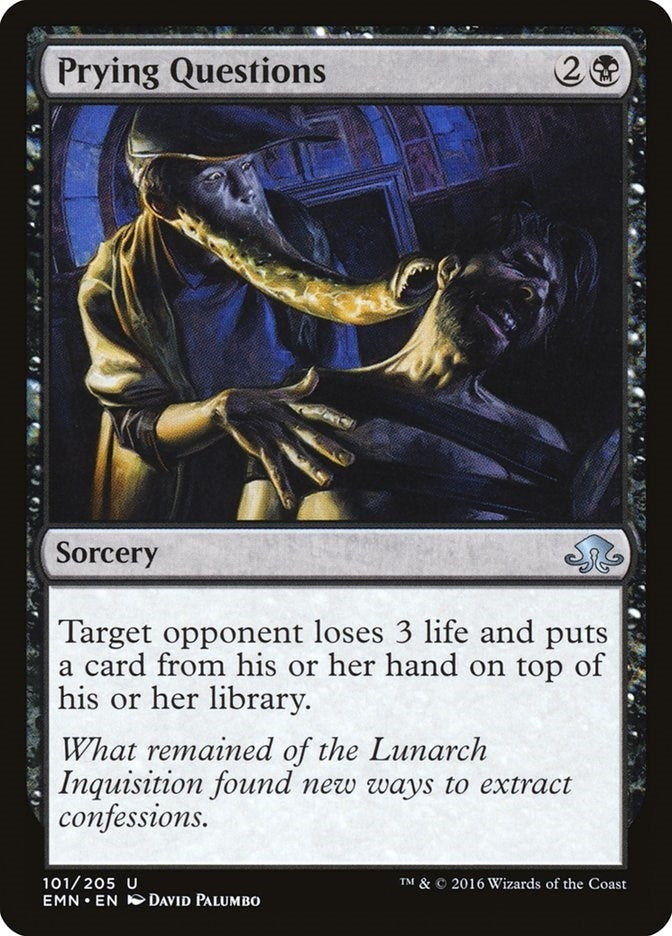 Prying Questions (101) [EMN] - MTG Single