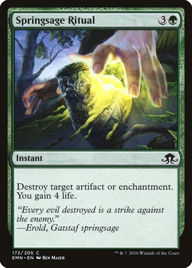 Springsage Ritual (172) [EMN] - MTG Single