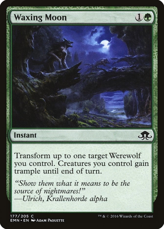 Waxing Moon (177) [EMN] - MTG Single