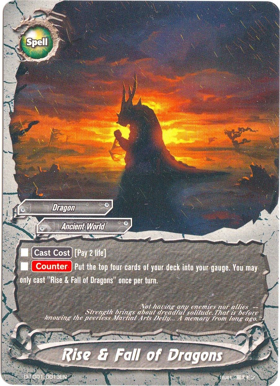 Rise & Fall of Dragons (10013) [D-TD01] - Future Card BuddyFight Single
