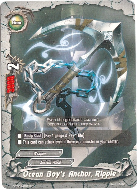 Ocean Boy’s Anchor Ripple (10017) [D-TD01] - Future Card BuddyFight Single