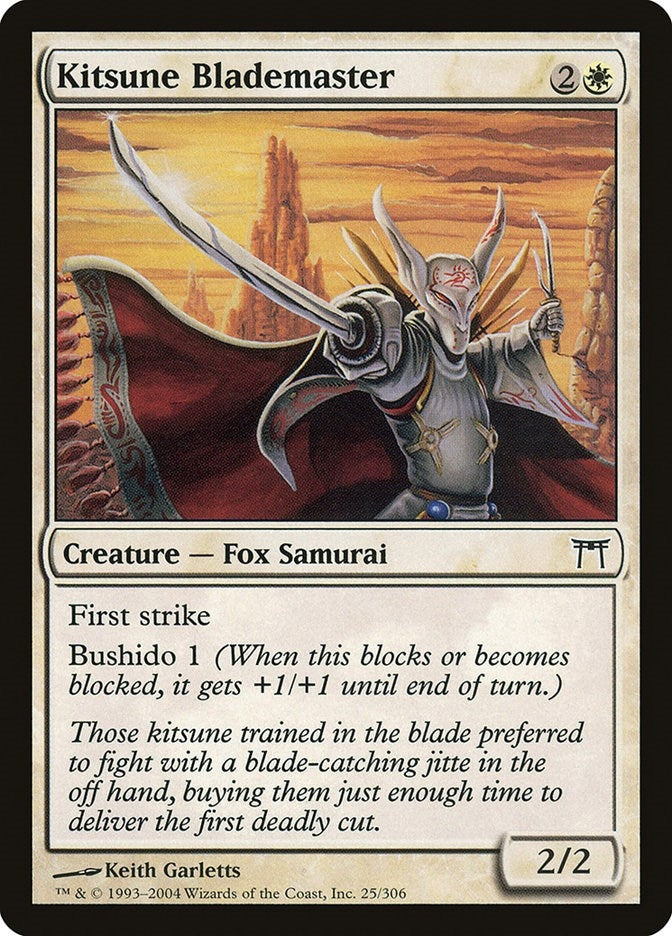 Kitsune Blademaster (25) [CHK] - MTG Single