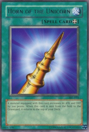 Horn of the Unicorn (54) (SRL) - YuGiOh Single