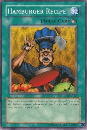 Hamburger Recipe (63) (SRL) - YuGiOh Single
