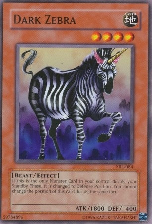 Dark Zebra (84) (SRL) - YuGiOh Single