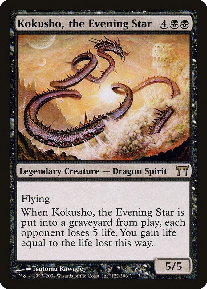 Kokusho the Evening Star (122) [CHK] - MTG Single