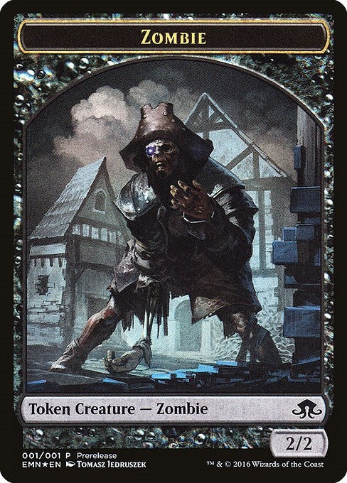 Zombie Token (Double-Sided) (0) [PRE] - MTG Single