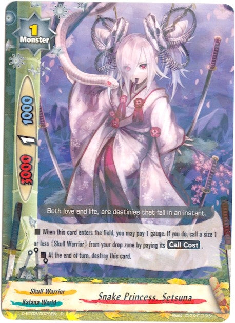 Snake Princess Setsuna (20029) [D-BT02] - Future Card BuddyFight Single