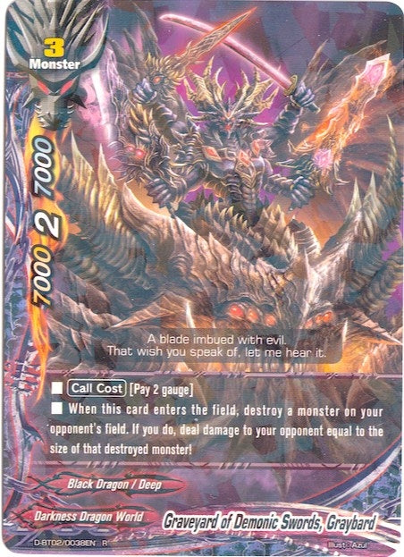 Graveyard of Demonic Swords Graybard (20038) [D-BT02] - Future Card BuddyFight Single