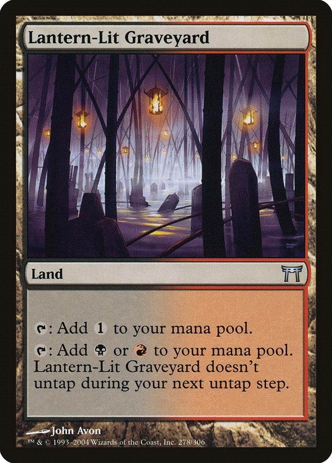 Lantern-Lit Graveyard (278) [CHK] - MTG Single
