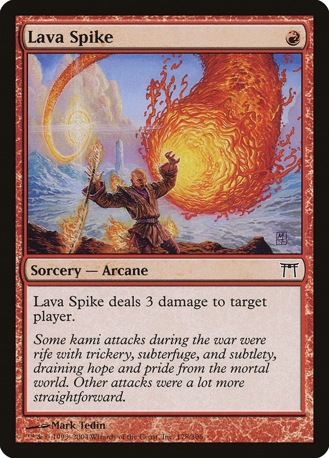 Lava Spike (178) [CHK] - MTG Single