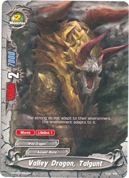 Valley Dragon Talgunt (20093) [D-BT02] - Future Card BuddyFight Single