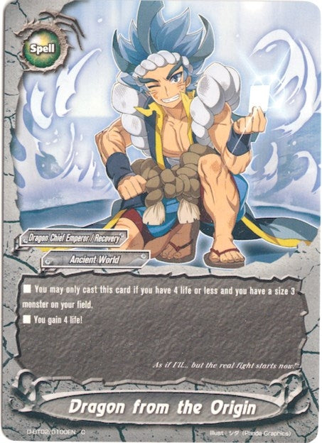 Dragon from the Origin (20100) [D-BT02] - Future Card BuddyFight Single