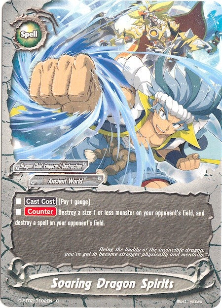 Soaring Dragon Spirits (20102) [D-BT02] - Future Card BuddyFight Single
