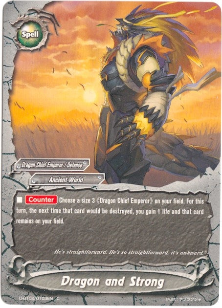 Dragon and Strong (20103) [D-BT02] - Future Card BuddyFight Single