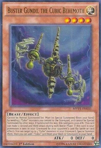 Buster Gundil the Cubic Behemoth (1035) (MVP1) - YuGiOh Single