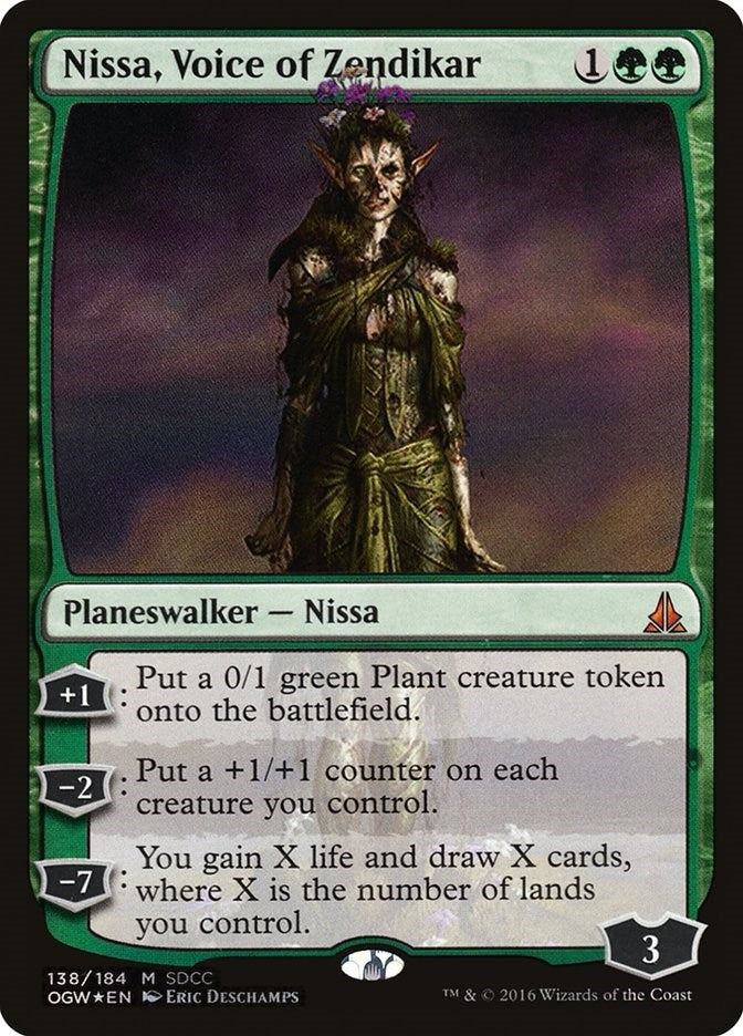 Nissa Voice of Zendikar (SDCC 2016 Exclusive) (138) [MEDIA] - MTG Single