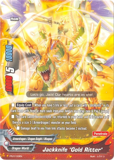 Jackknife ’Gold Ritter’ (153) [PR] - Future Card BuddyFight Single