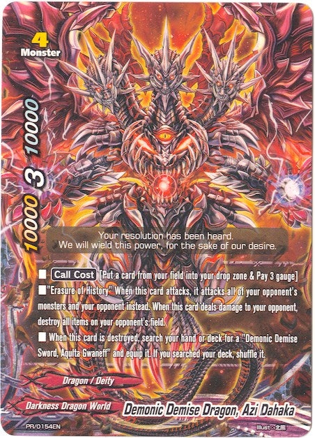 Demonic Demise Dragon Azi Dahaka (154) [PR] - Future Card BuddyFight Single