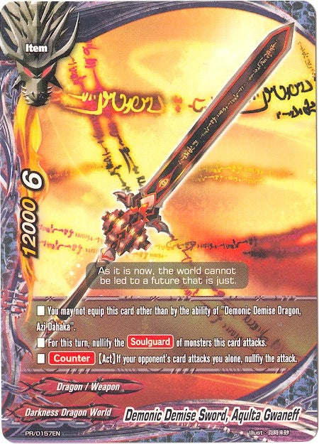 Demonic Demise Sword Aqulta Gwaneff (157) [PR] - Future Card BuddyFight Single