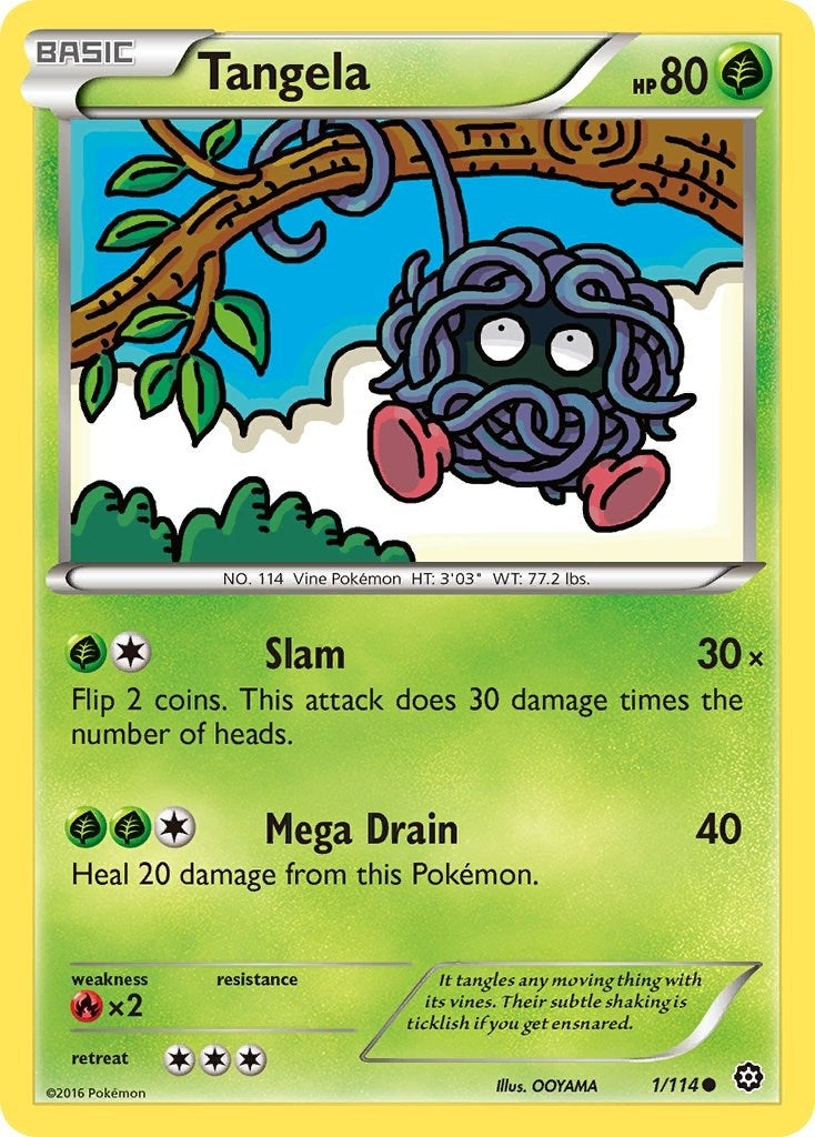 Image for Tangela (1/114) (XY - Steam Siege) - Pokemon