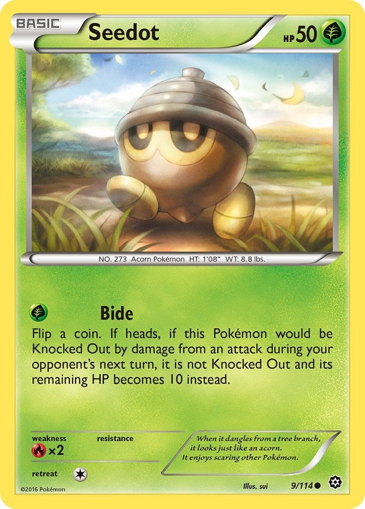 Image for Seedot (9/114) (XY - Steam Siege) - Pokemon