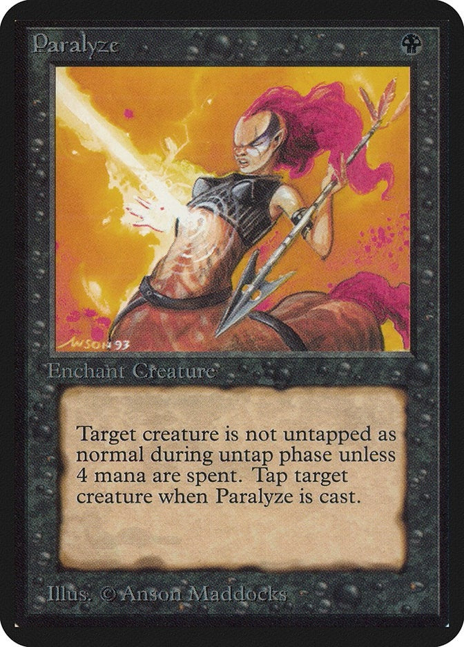 Paralyze [LEA] - MTG Single