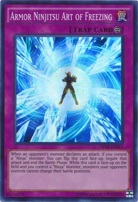 Armor Ninjitsu Art of Freezing (2012) (OP02) - YuGiOh Single