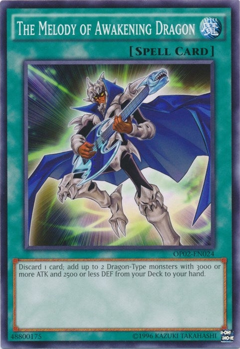 The Melody of Awakening Dragon (2024) (OP02) - YuGiOh Single