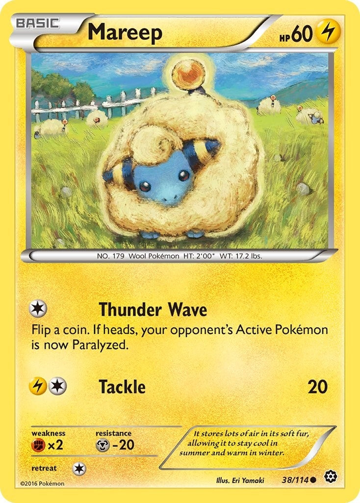 Image for Mareep (38/114) (XY - Steam Siege) - Pokemon