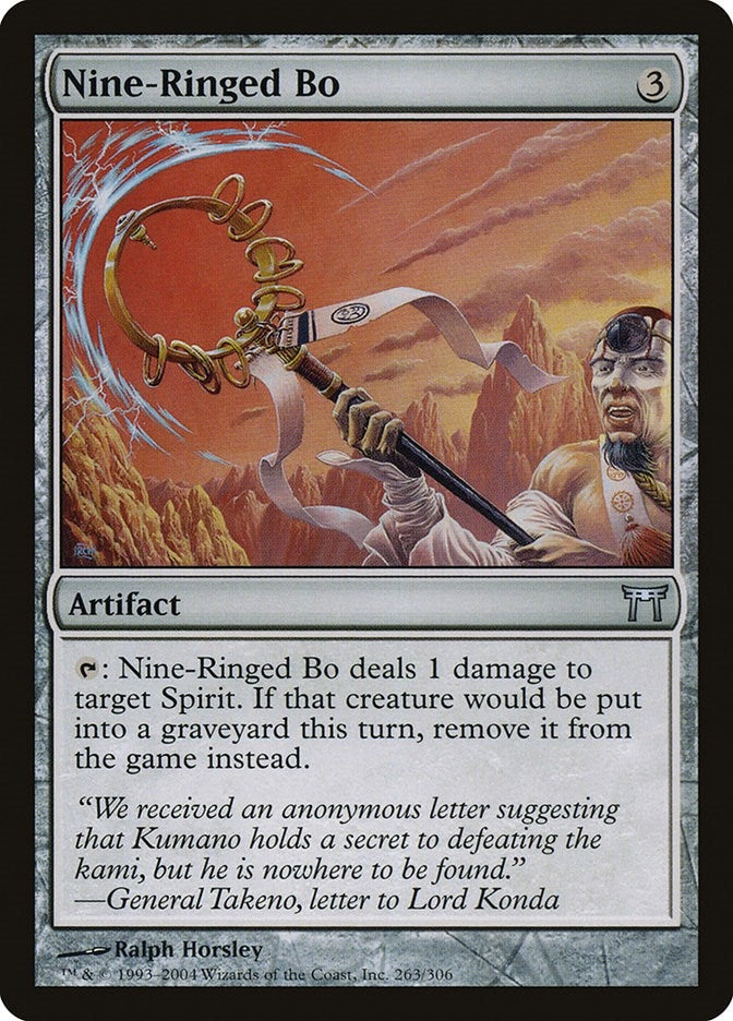 Nine-Ringed Bo (263) [CHK] - MTG Single