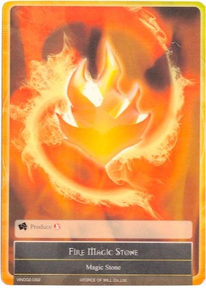 Fire Magic Stone (2092) [VIN002] - Force of Will Single