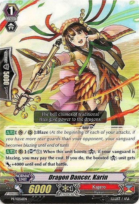 Dragon Dancer Karin (256) [PR] - Cardfight Vanguard Single