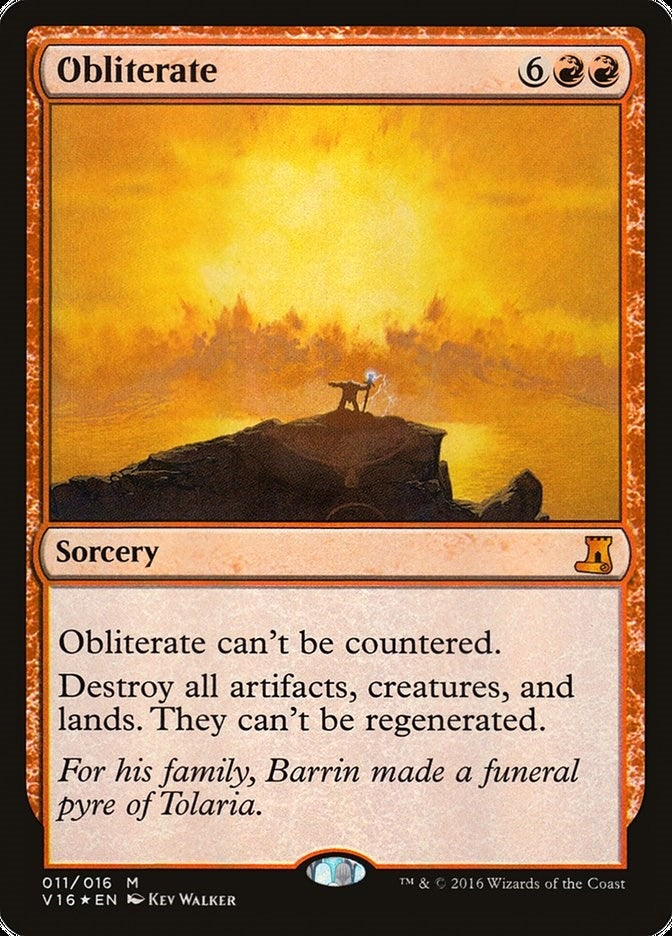 Obliterate (11) [V16] - MTG Single