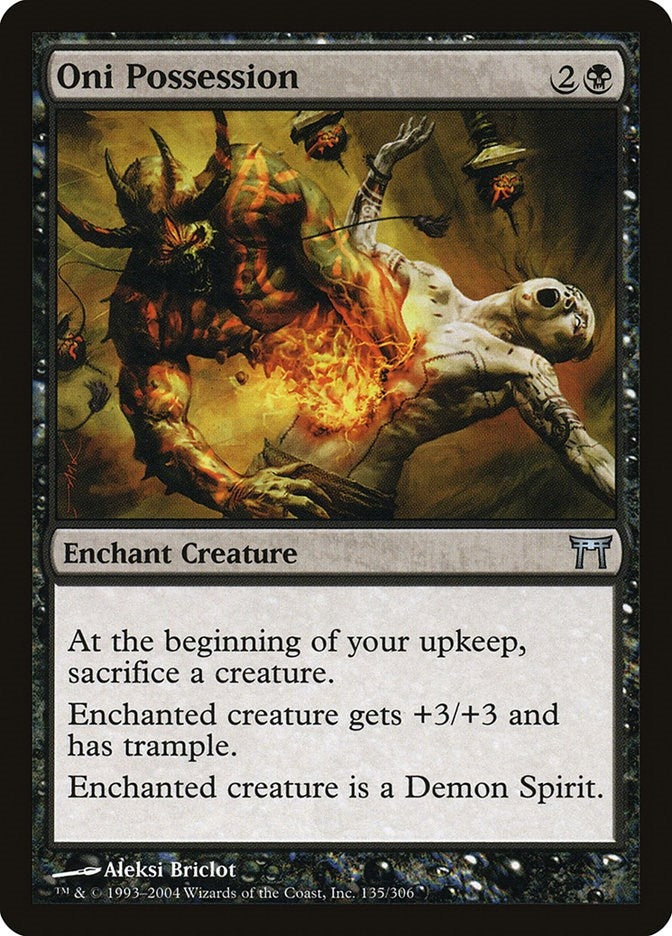 Oni Possession (135) [CHK] - MTG Single