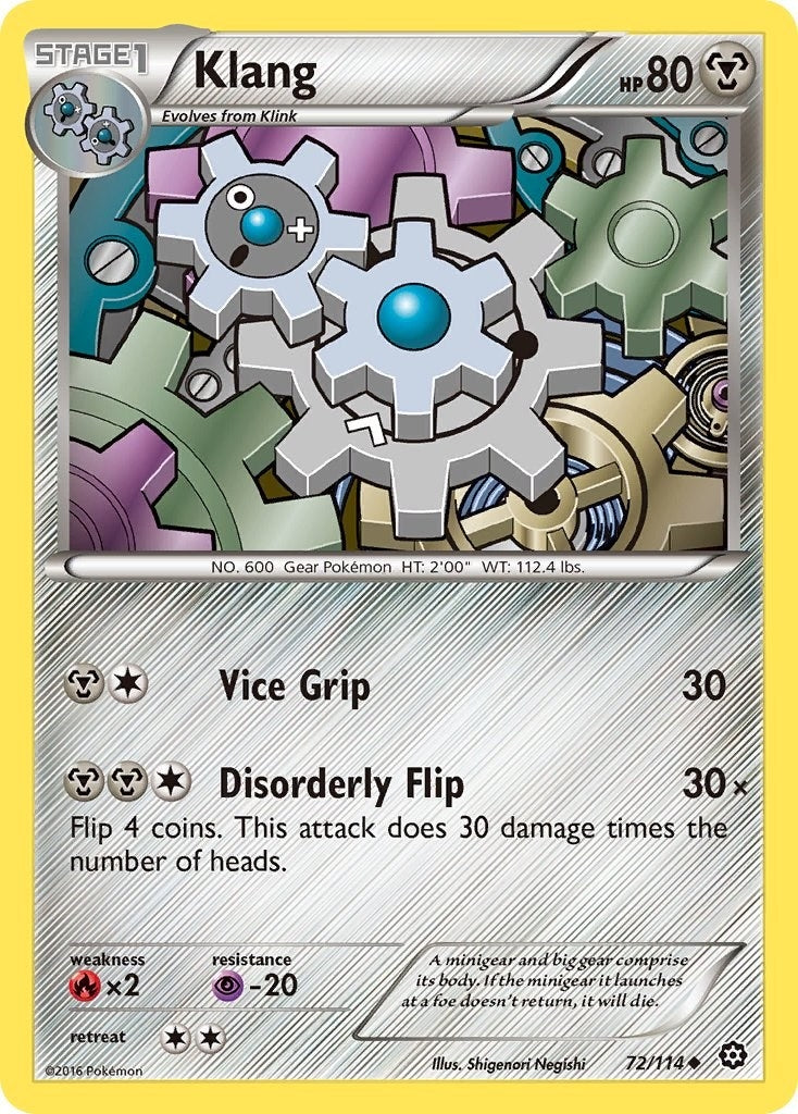 Image for Klang (72/114) (XY - Steam Siege) - Pokemon