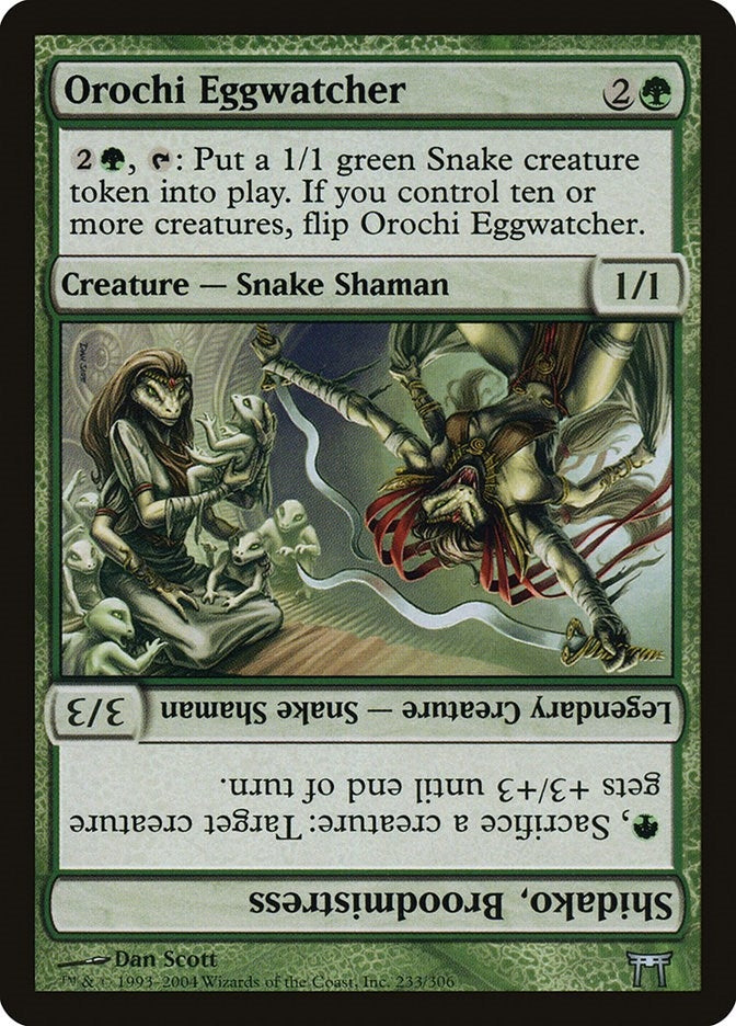 Orochi Eggwatcher // Shidako Broodmistress (233) [CHK] - MTG Single