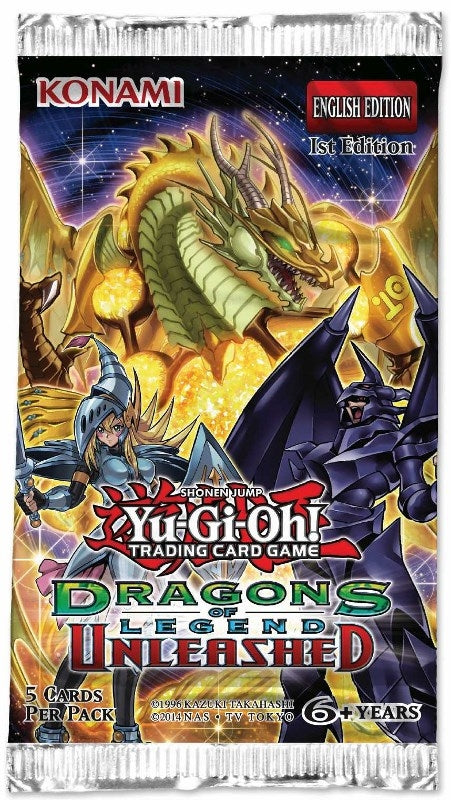 Dragons of Legend: Unleashed Booster Pack (DRL3) - YuGiOh Sealed