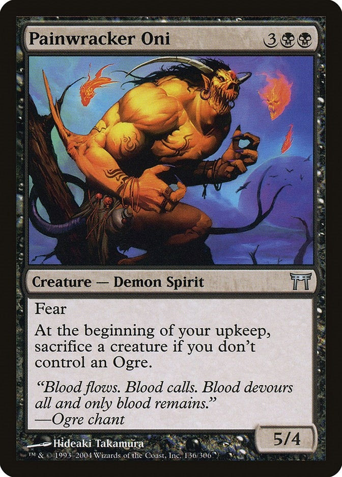 Painwracker Oni (136) [CHK] - MTG Single