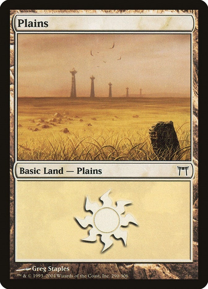 Plains (290) (290) [CHK] - MTG Single