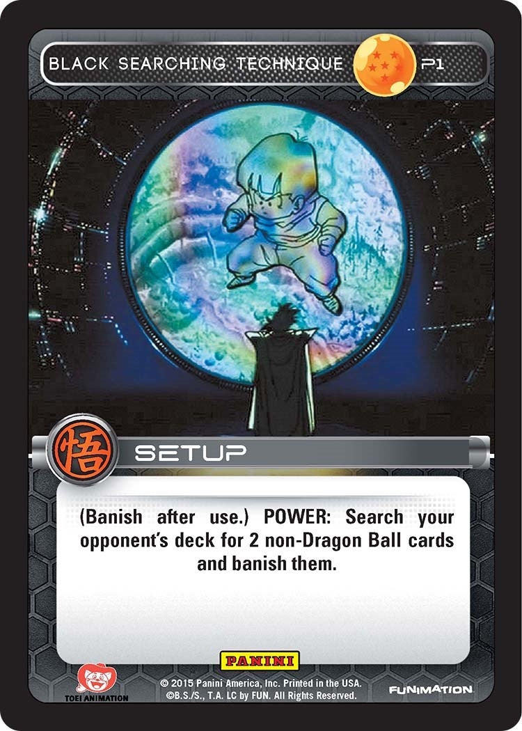 Black Searching Technique (Movie Collection) (1) [PRO] - Dragon Ball Z TCG Single